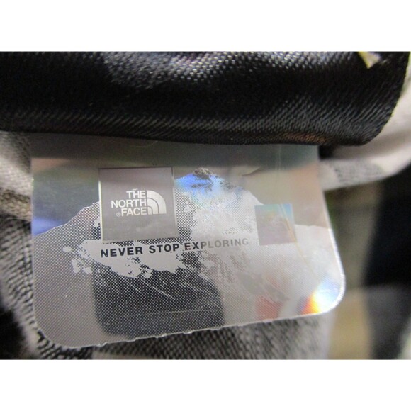 North Face Shirt Mens Medium Brown White Plaid Outdoor Short Sleeve Button Up - Picture 12 of 12